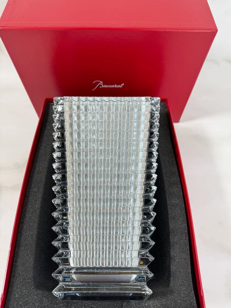 新品未使用 Baccarat バカラ アイ ベース スクウェア L シルバー