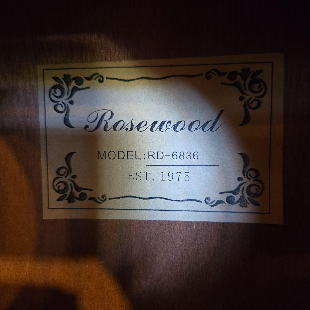 【美品】Rosewood ミニアコースティックギター RD-6836