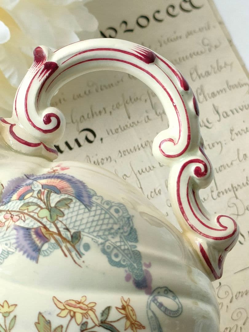 希少　美品　サルグミンヌ　LAVALLIERE　ピシェ　フランスアンティーク