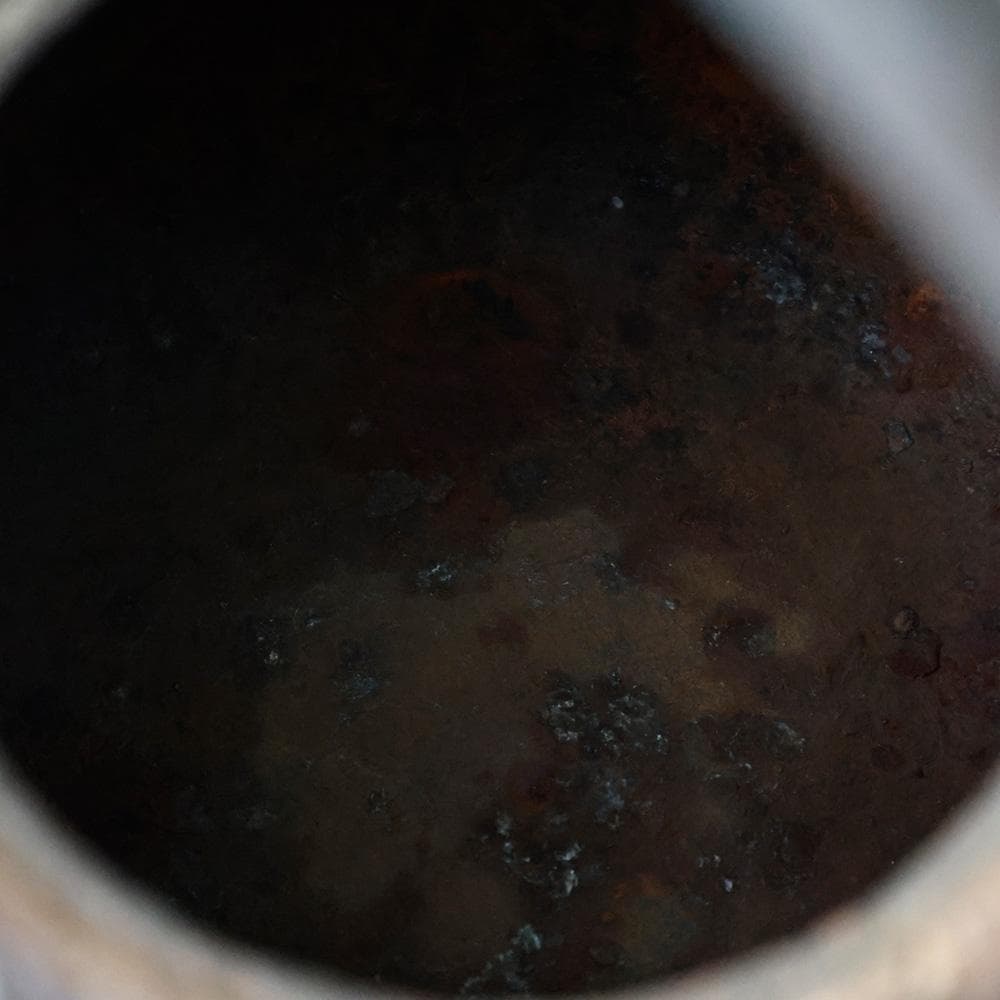 岩肌時代鉄瓶 斑紫銅蓋 湯沸かし 煎茶道具 高さ22㎝ 鉄器 南部 無落款