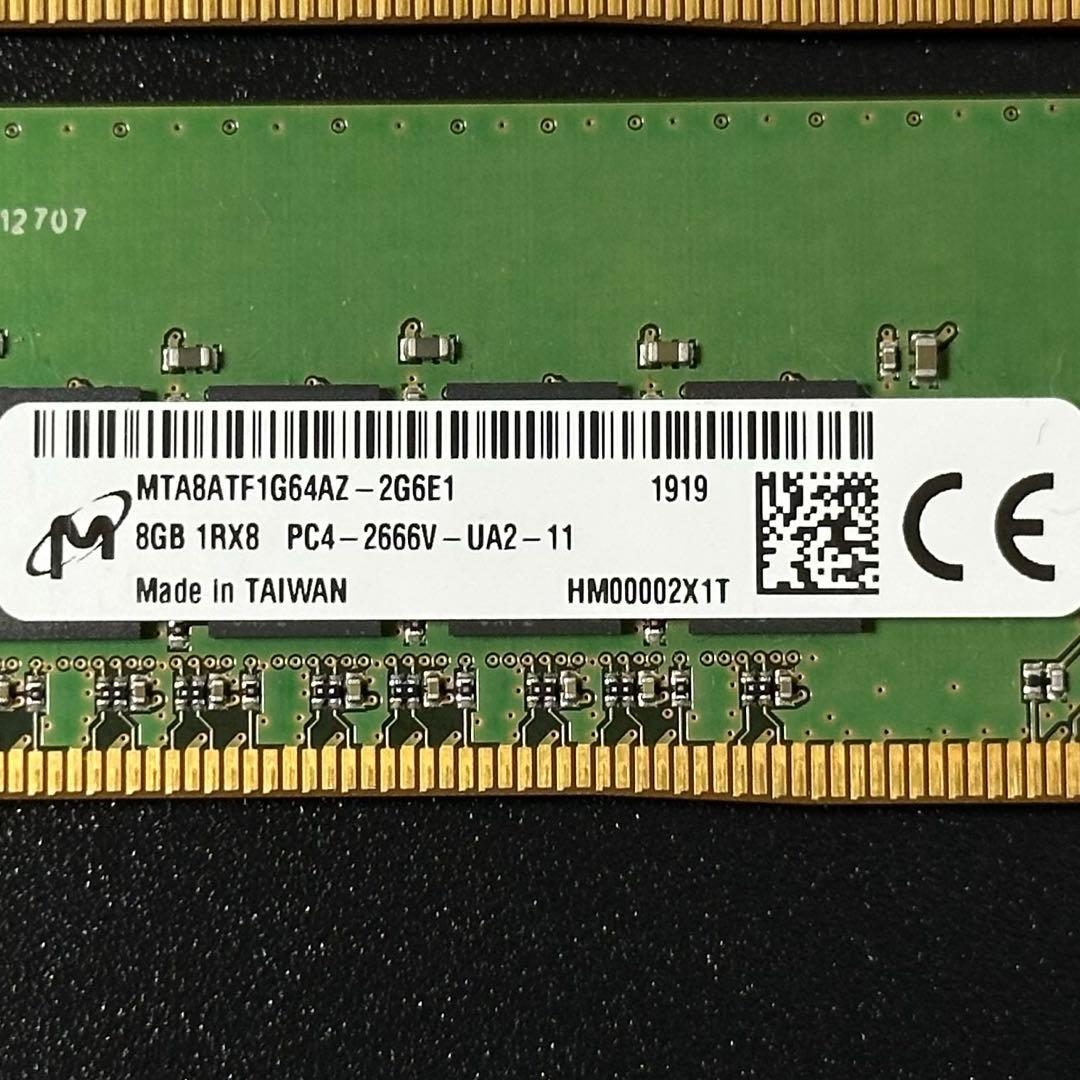 【動作保証】DDR4-2666 16GB(8×2) Crucial 136-2