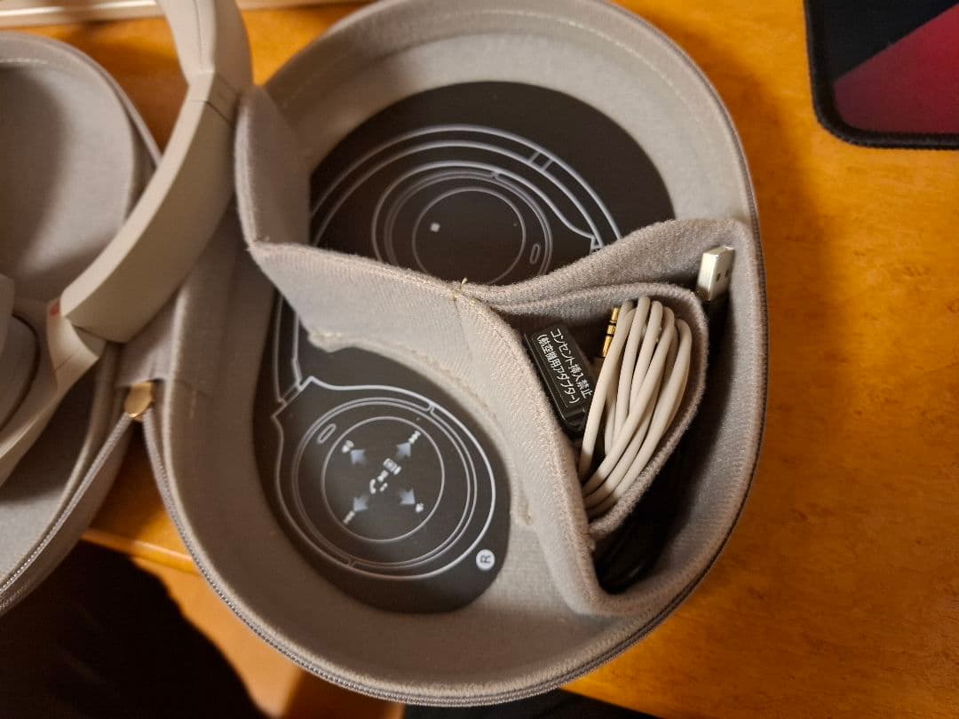 SONY WH-1000XM4 ワイヤレスヘッドホン グレー ケース付き