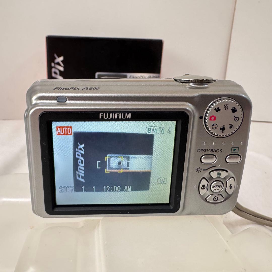 【美品】 Fujifilm フジフィルム Finepix A800 箱付き 電池