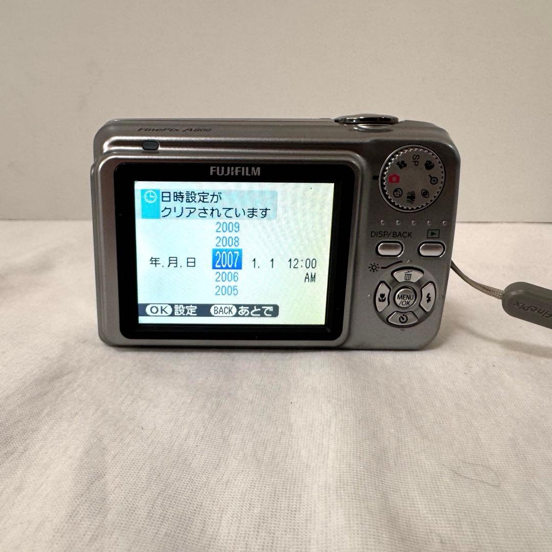 【美品】 Fujifilm フジフィルム Finepix A800 箱付き 電池