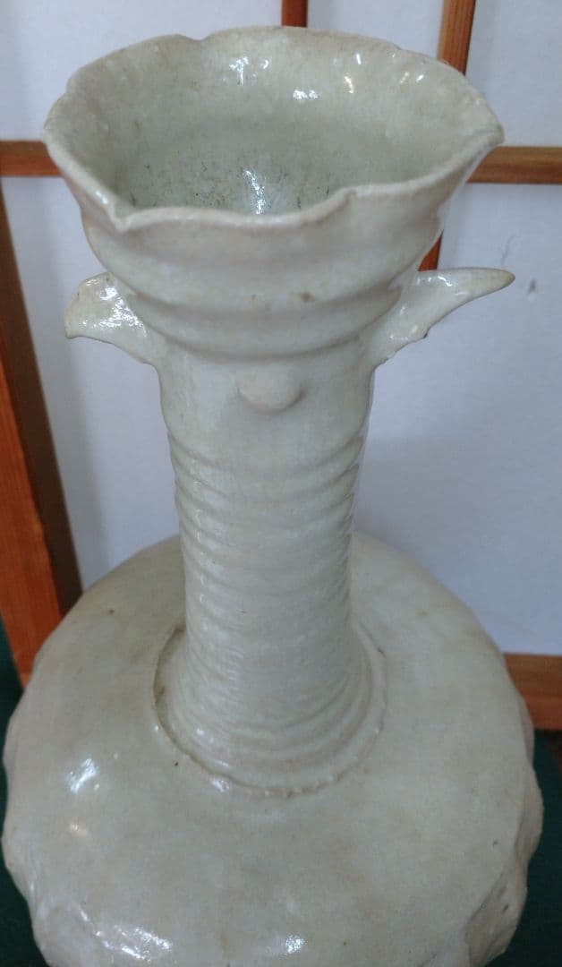 花瓶 益子焼