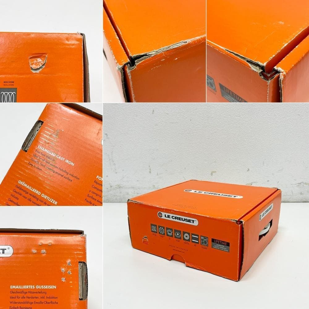 ● ルクルーゼ LE CREUSET ポットスタンド 5段 オレンジ ホーロー