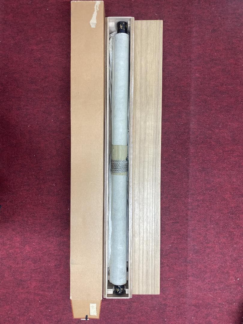 に*も様 秋山白巌 横物 五行書 明治 昭和初期 徐三庚師事 中国 掛軸2411