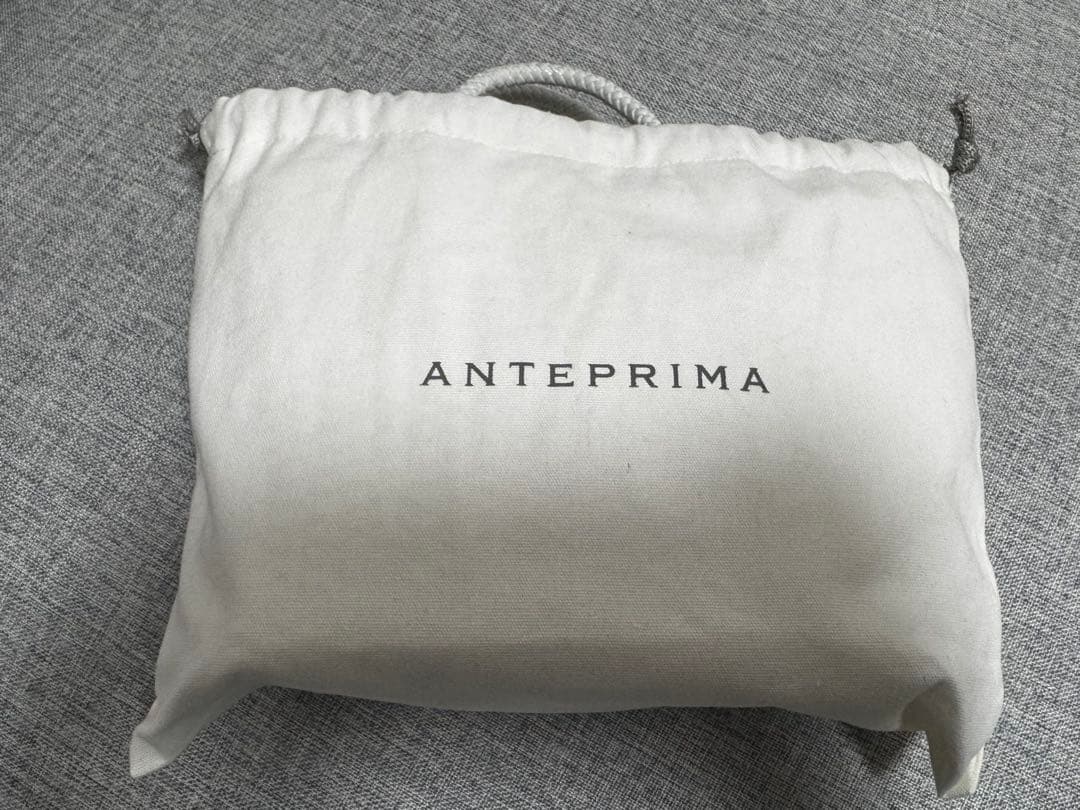 アンテプリマ　ワイヤーバッグ　ホワイト×シルバー