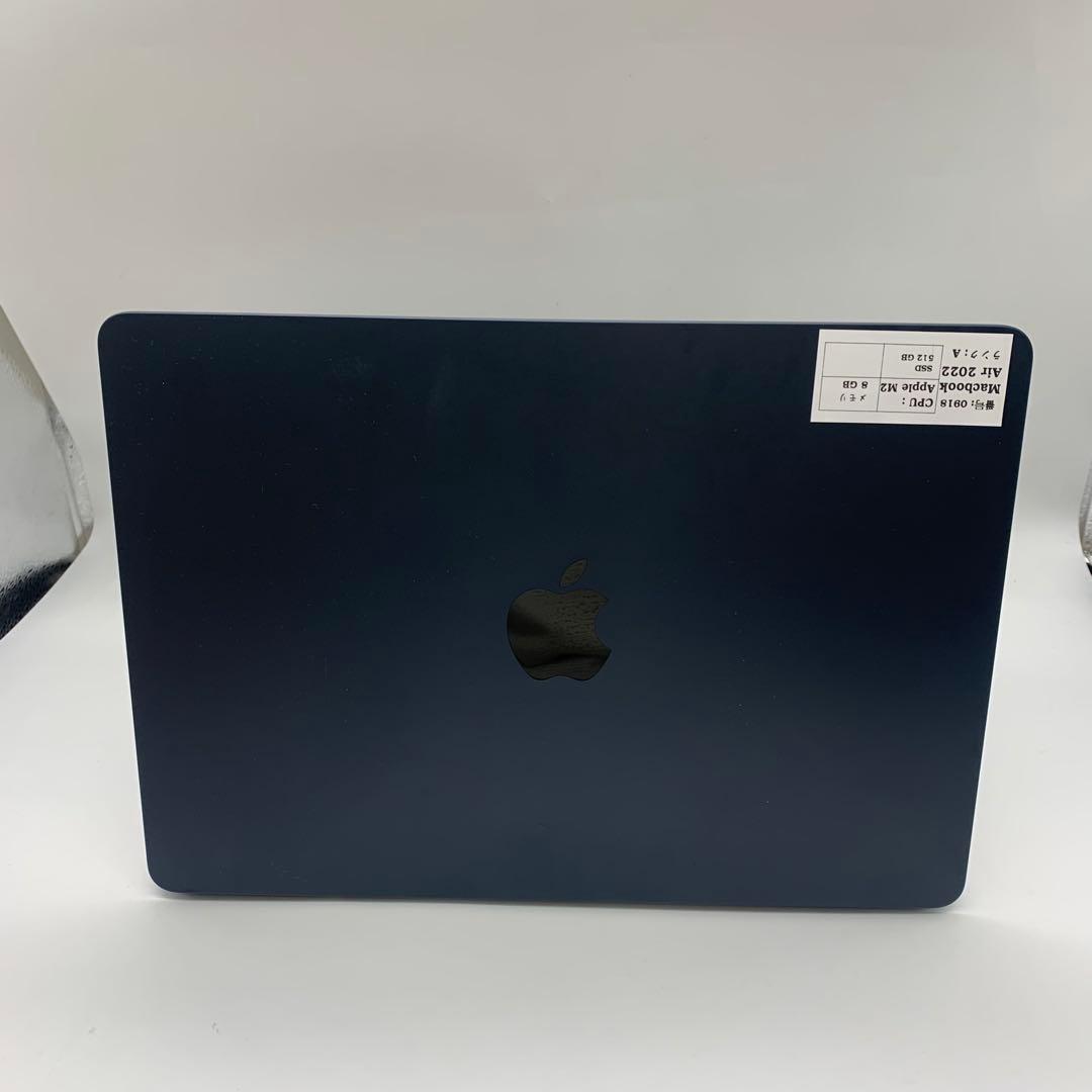 MacBook本体 Macbook Air 2022 | M2 | 8 GB | 512 GB