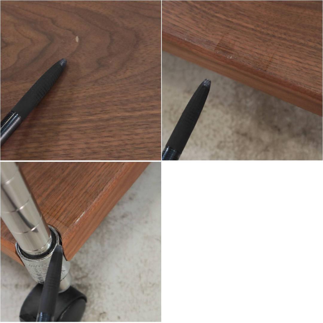  ERECTA ホームエレクター ウッドシェルフ ワゴン ウォールナット