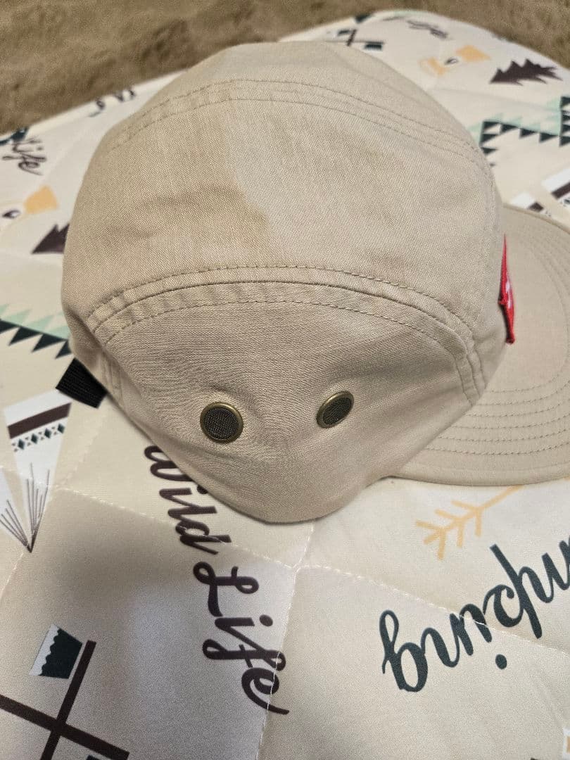 supreme 25SS military camp cap　タン