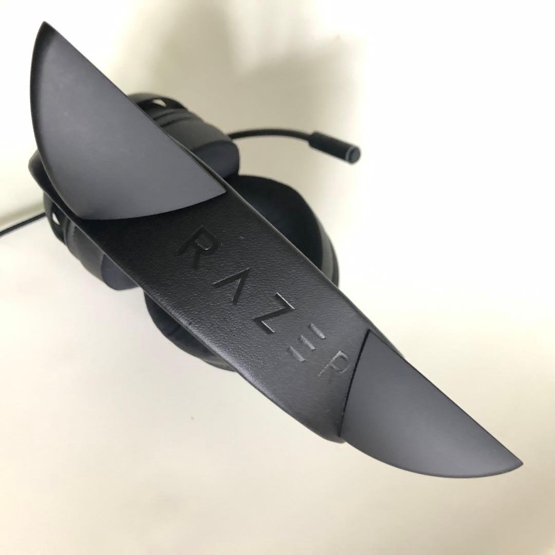 Razer Kraken Kitty ゲーミングヘッドセット 猫耳 ブラック