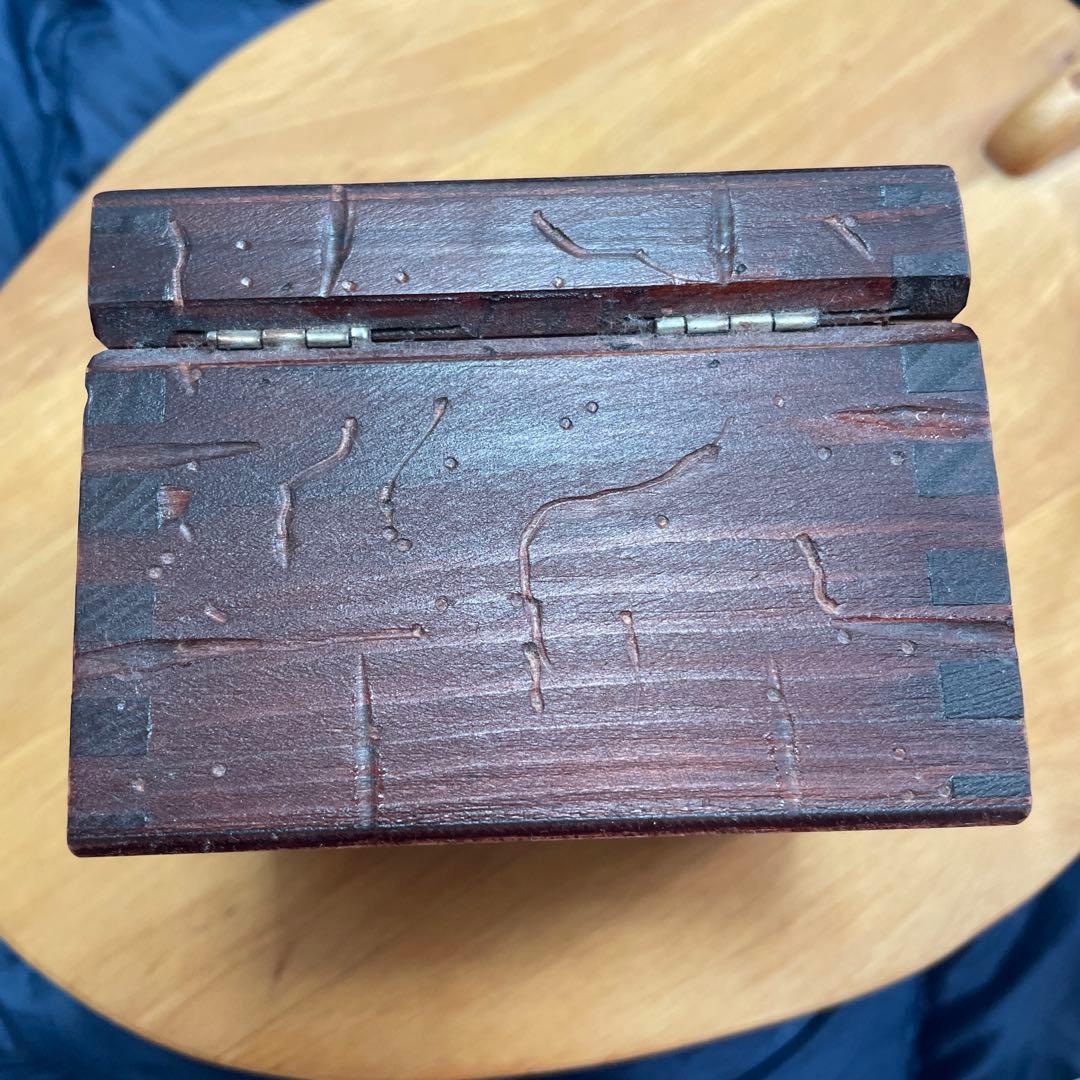 木製　ボックス　木箱　アルファベット　M