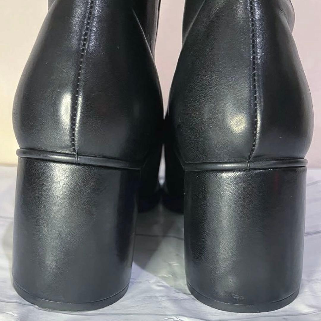 ECCOレザーミッドカットブーツ Sculpted Lx 55 ブラック レザー