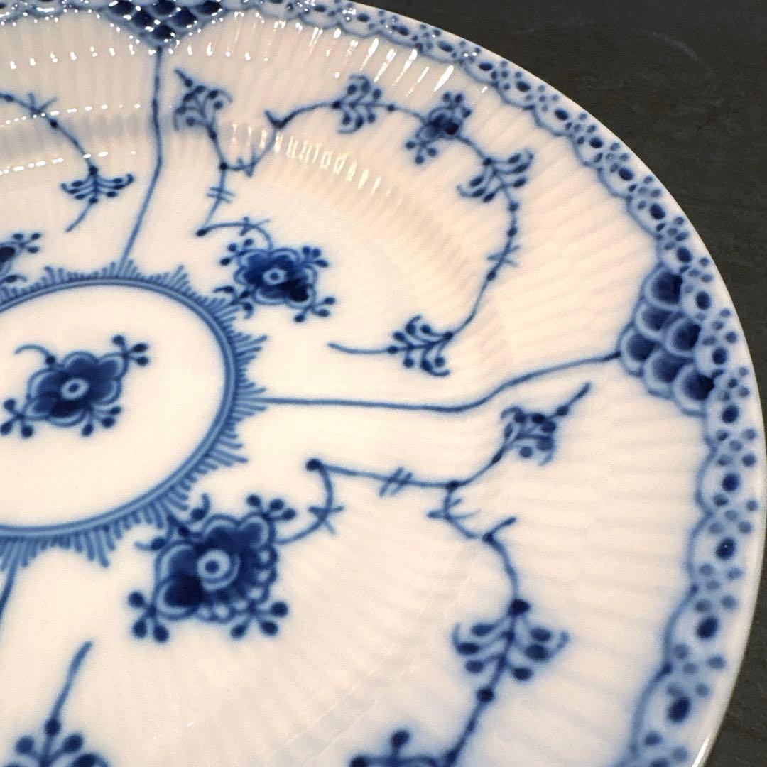 ♡未使用品♡ロイヤルコペンハーゲン ブルーブルーテッド プレート ペア 19㎝