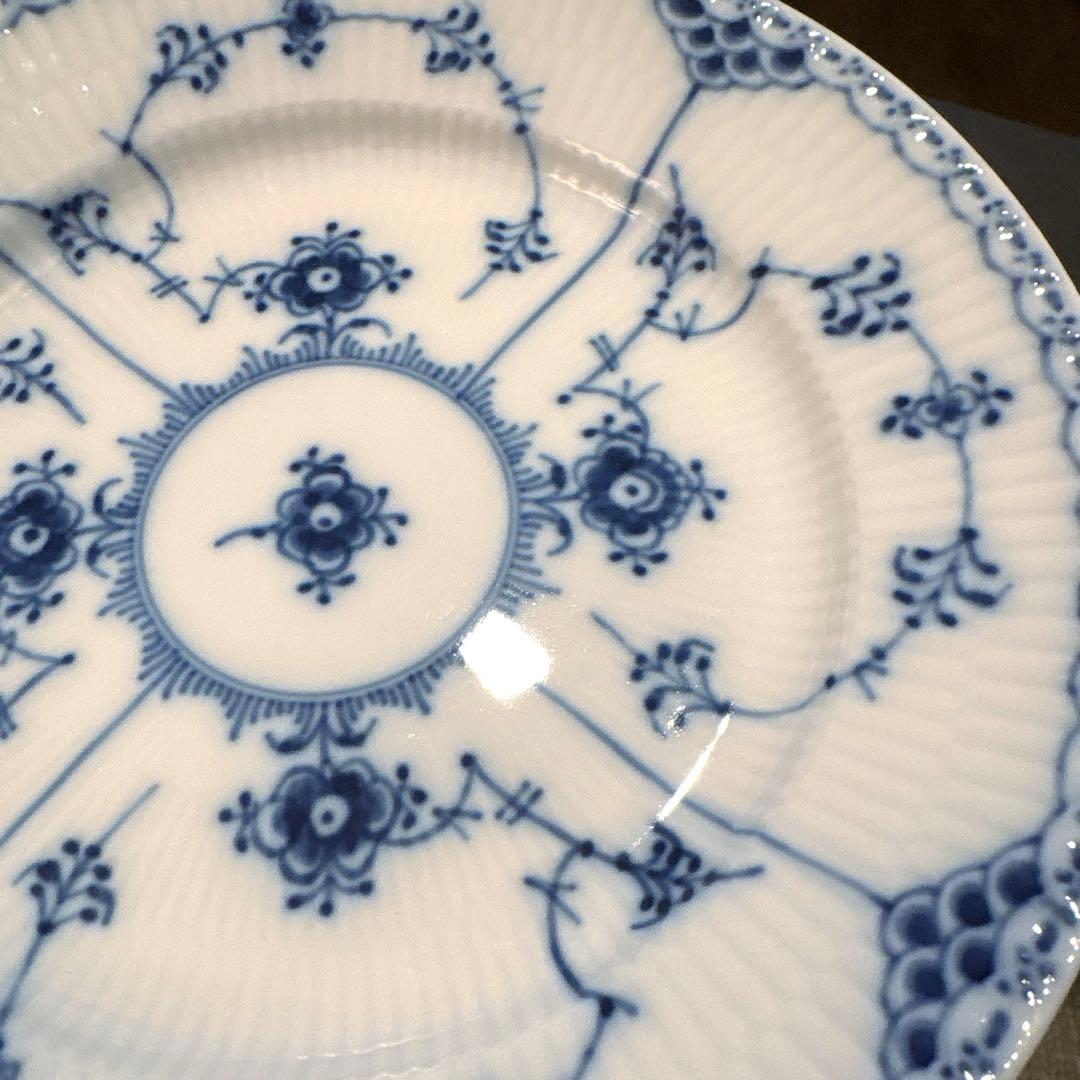 ♡未使用品♡ロイヤルコペンハーゲン ブルーブルーテッド プレート ペア 19㎝