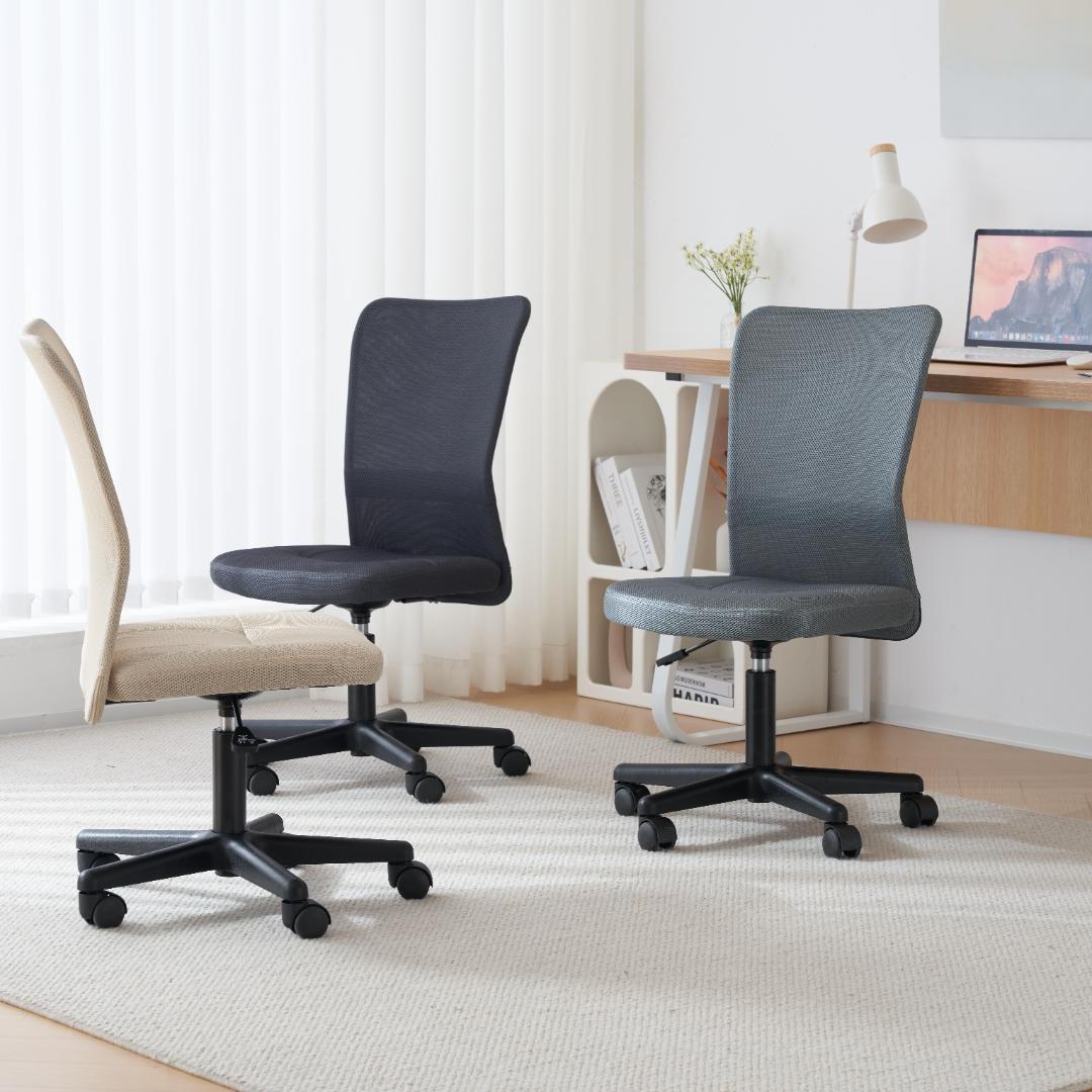 世界検査機関SGS規格最高ランク オフィスチェア メッシュ パソコンチェア 肘無