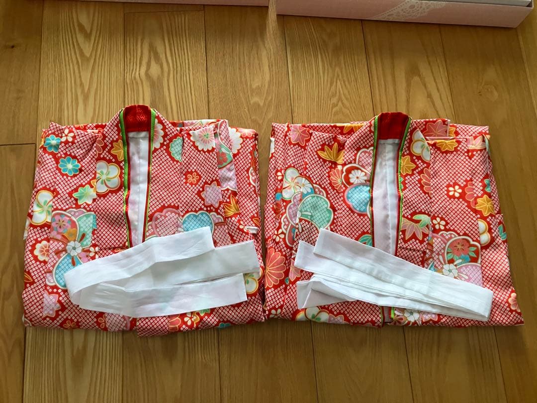 3歳 女の子 七五三 着物セット 双子
