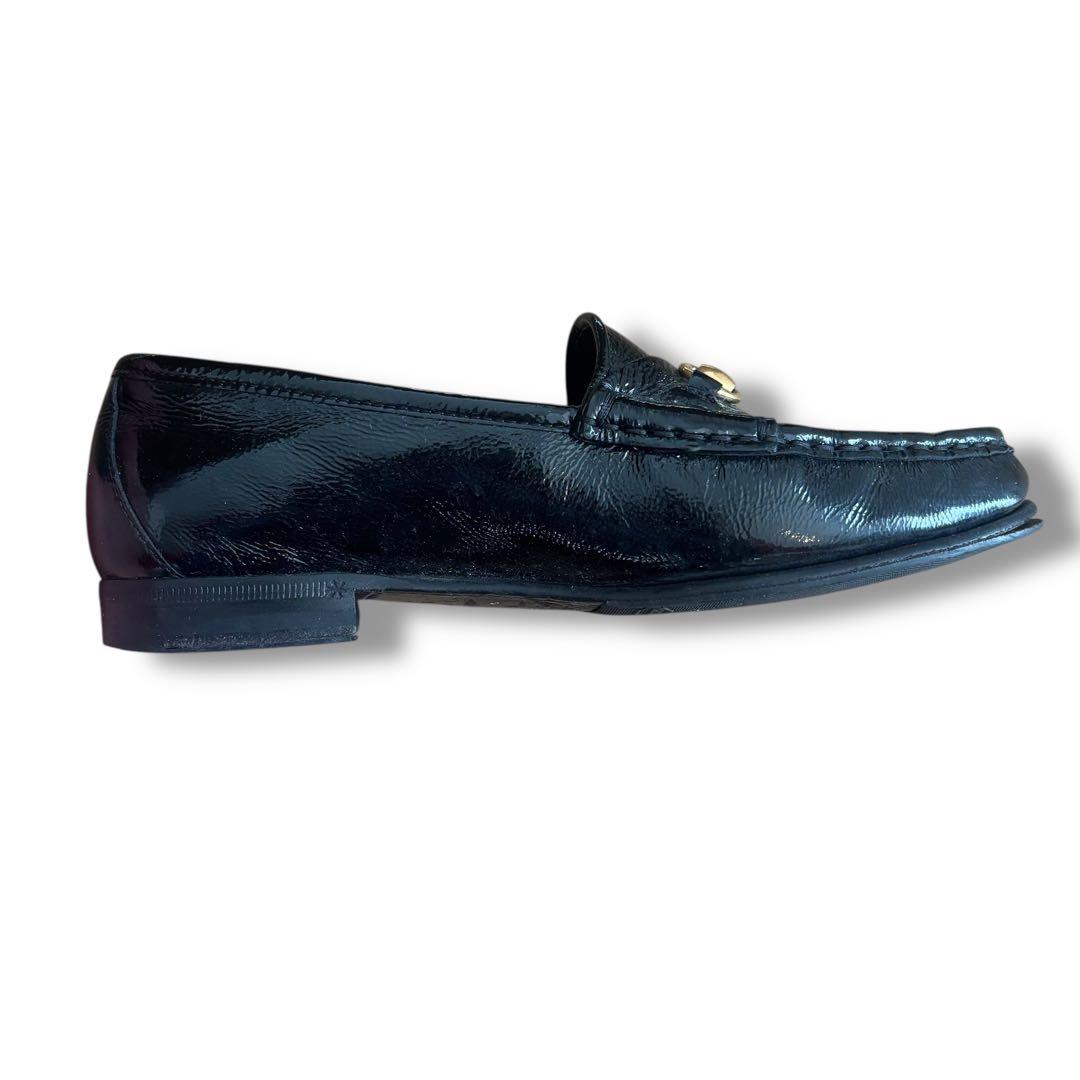 ^*^様 【美品】GUCCI グッチ1953 ホースビットローファー パテントレ