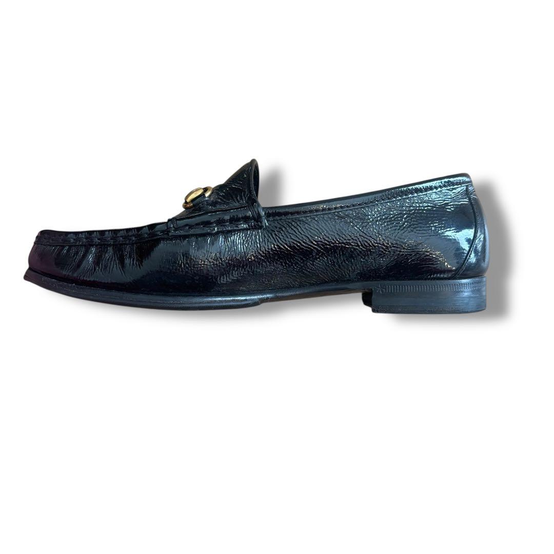 ^*^様 【美品】GUCCI グッチ1953 ホースビットローファー パテントレ