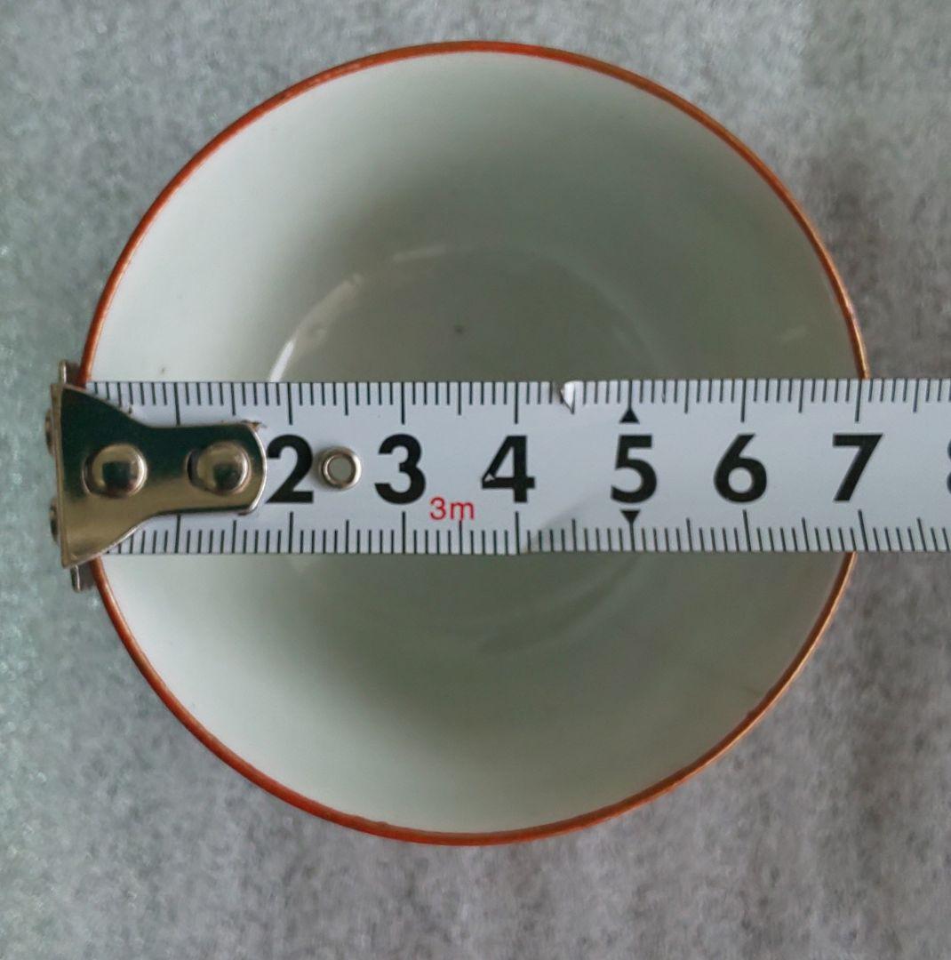 古九谷焼 茶器揃 六点一式 金彩絵巻陶器製急須と茶碗