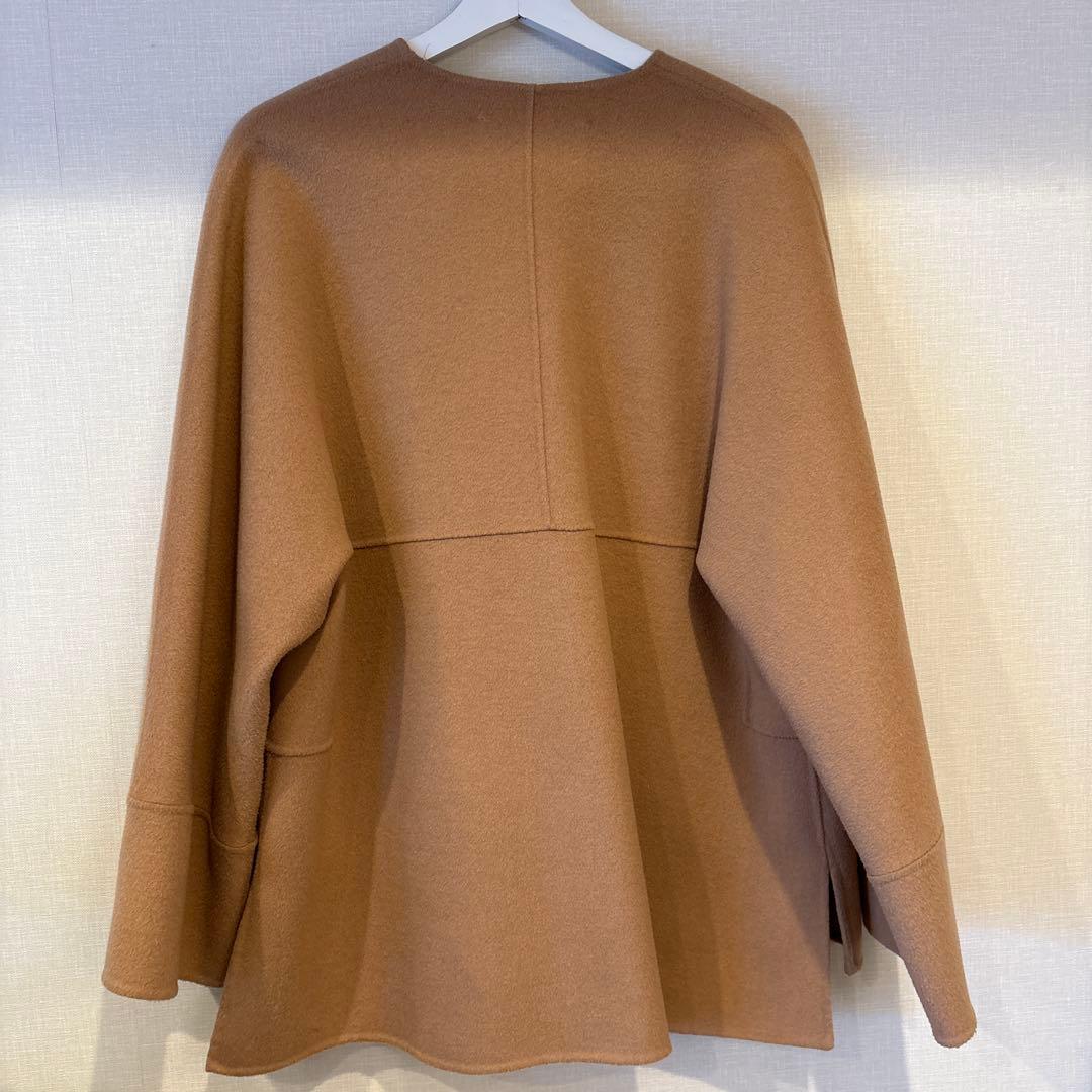 St.cecilia girlish リバーウールコートキャメル