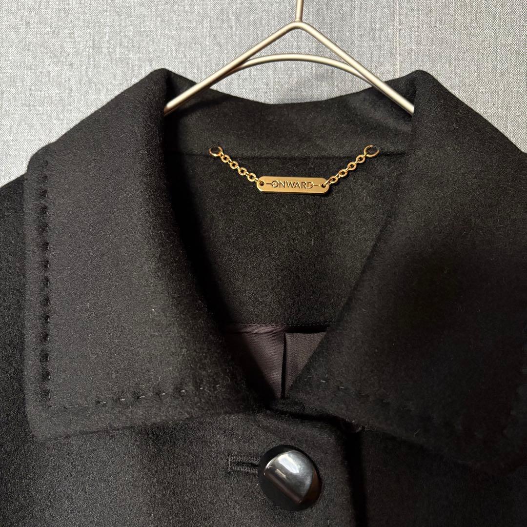 【新品未使用】オンワード樫山　定価5万円最高級カシミヤ使用コートM〜L