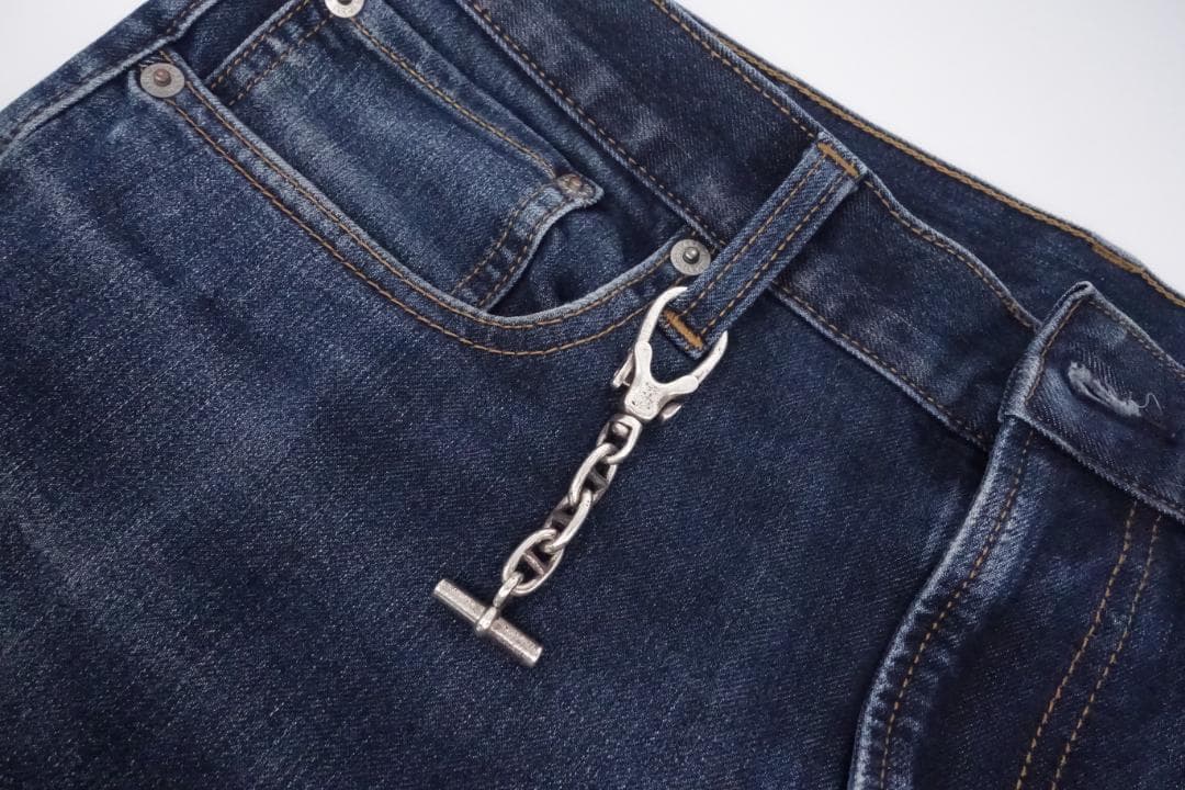 HERMES エルメス シェーヌダンクル キーホルダー キーリング ヴィンテージ