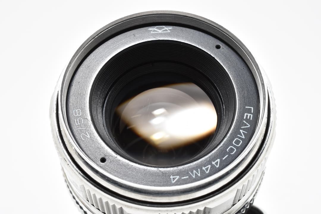 HELIOS 44M-4 58mm F2 シルバー クローム