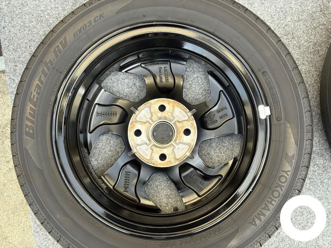 【商談中】日産ルークス 純正タイヤホイール 4本セット