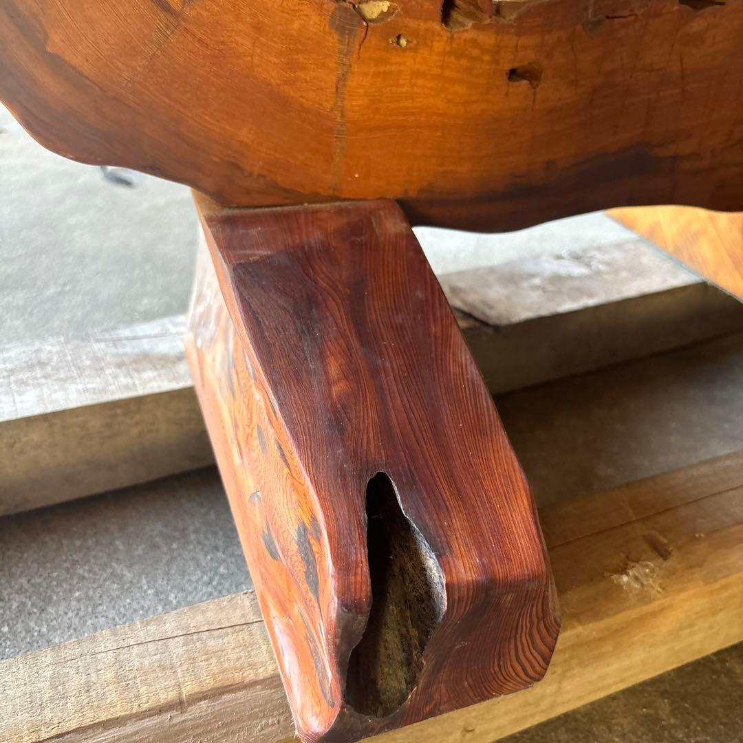 屋久杉輪切り　衝立