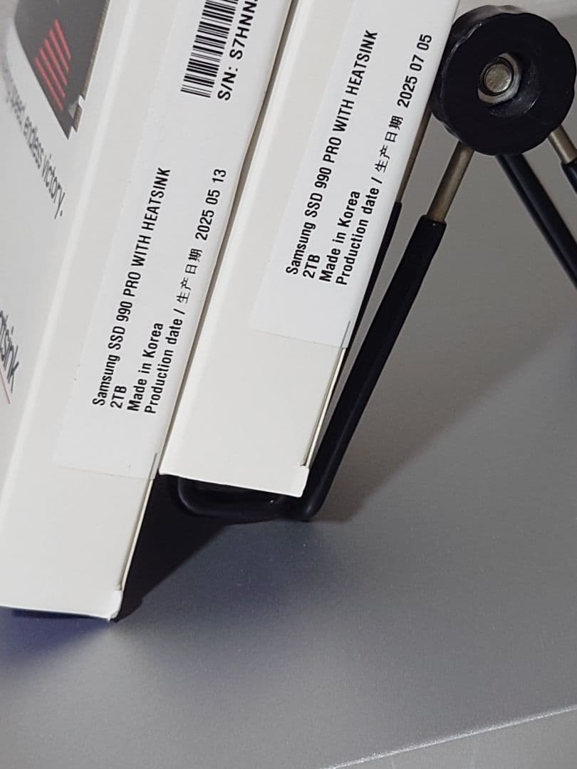 激安Samsung 990 PRO 2TB with Heatsink ×2個②