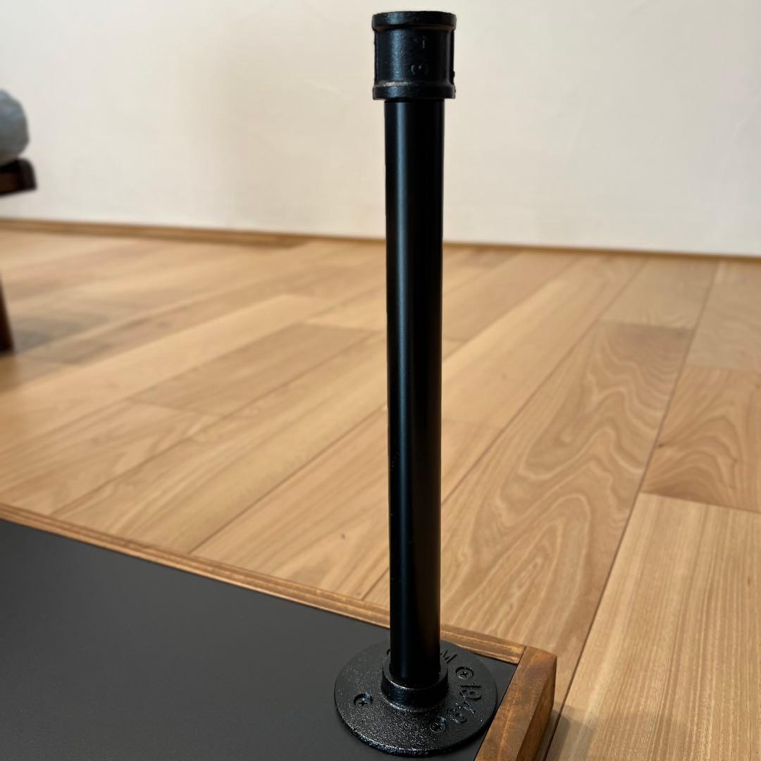 木製ヘリンボーンローテーブル ヴィンテージ仕上げ