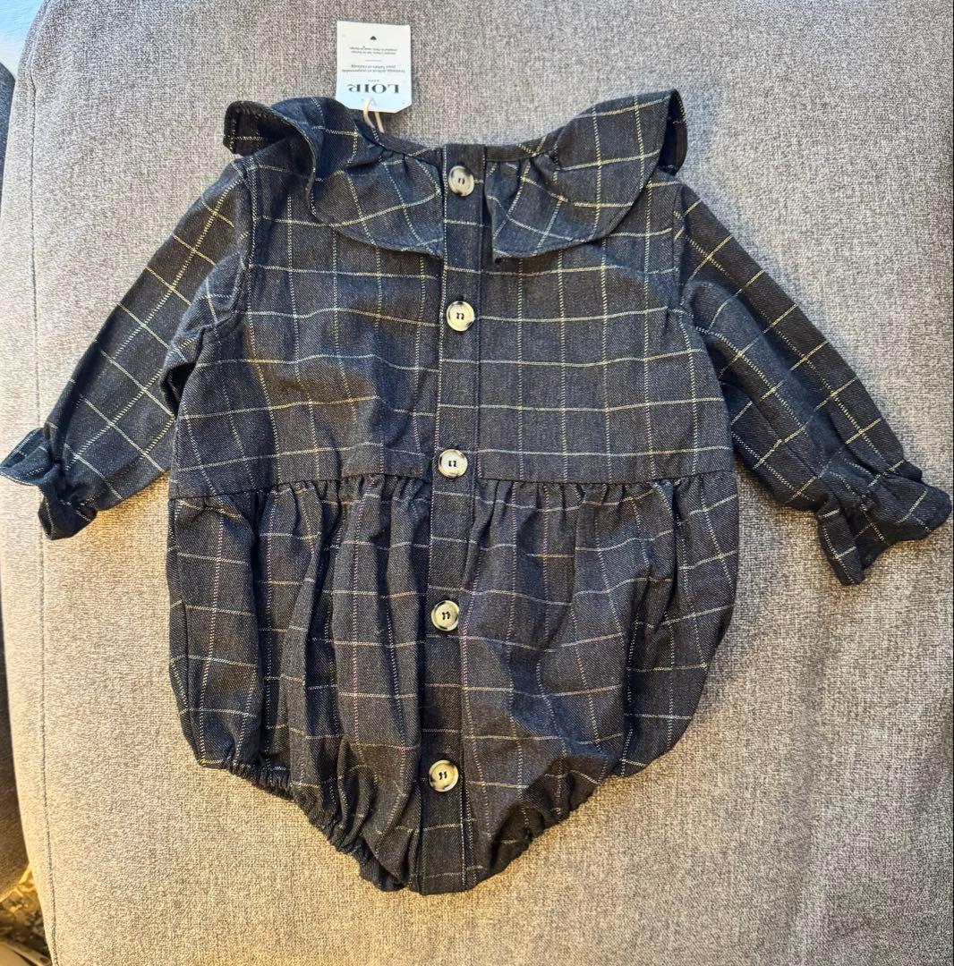 LOIR Paris 12m 襟付きロンパース