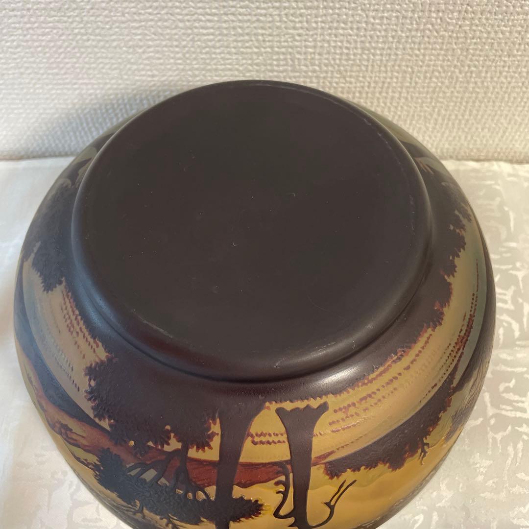 galle 椀 山と木のデザイン 直径約23cm