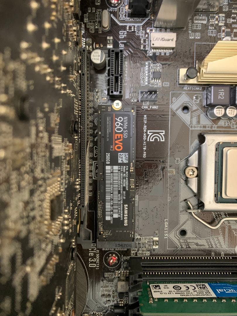 PCパーツセット/Core i7-6700/GTX-960 他