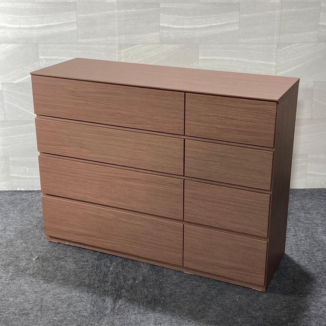 ニトリ ローチェスト クエス 120 幅120cm 4段 お買い得 d4870