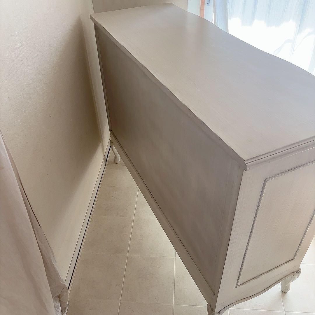 rira♡　直接配送　シャビーシック　フレンチシャビー　サイドボード