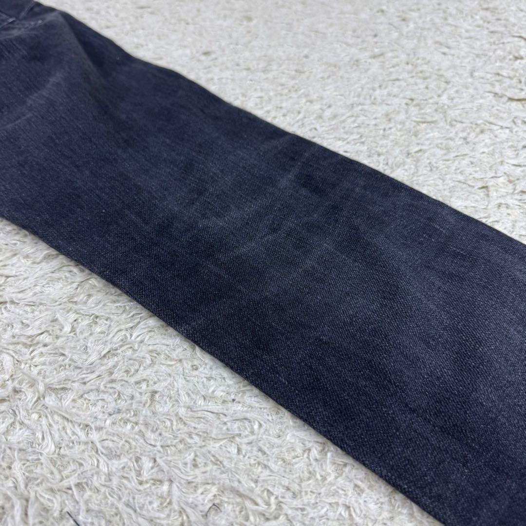 ディオールオム 10aw クリス期 ブラックデニムパンツ サイドライン 26