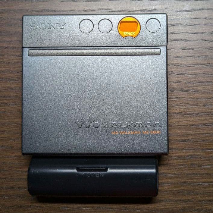 SONY ウォークマン MZ-E800 ポータブルMDプレーヤー ブラック