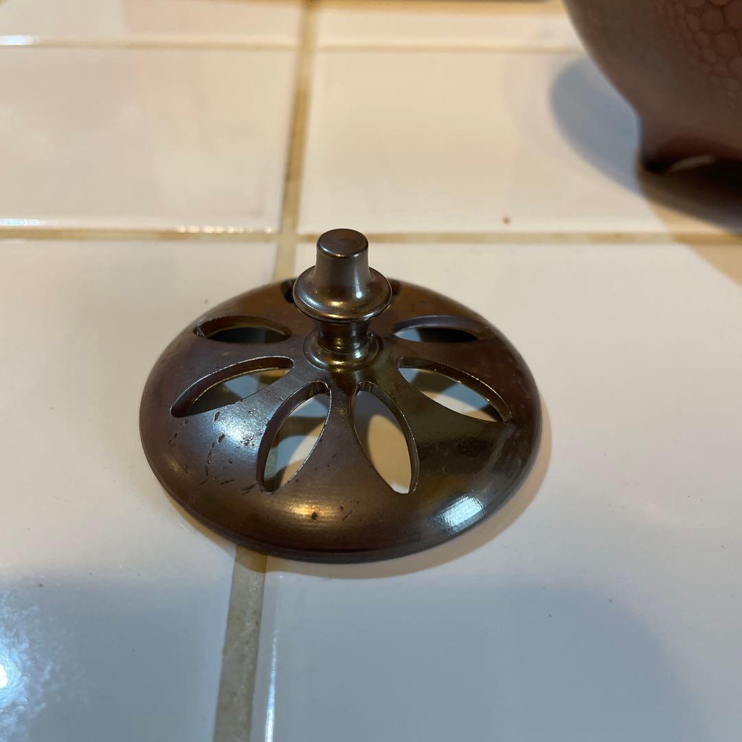 常滑焼　名工　小西洋平作　窯変練込　香道具　香炉　共箱　伝統工芸