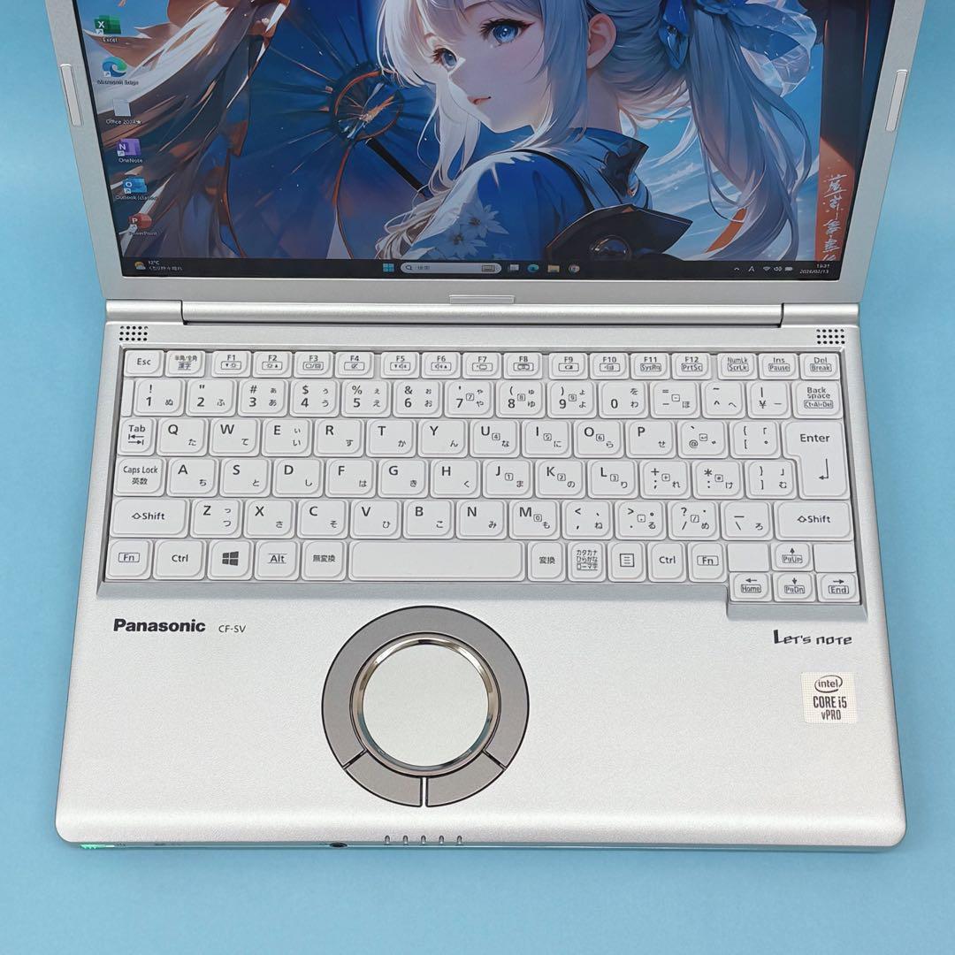 088極美品 レッツノートCF-SV9 i5 第10世代 16GB office