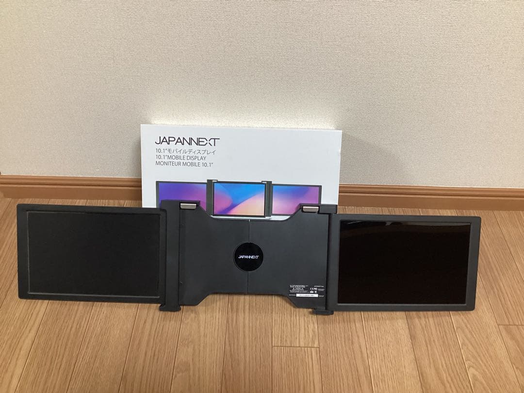 マルチディスプレイモバイルモニター2画面　JAPANNEXT 10.1型