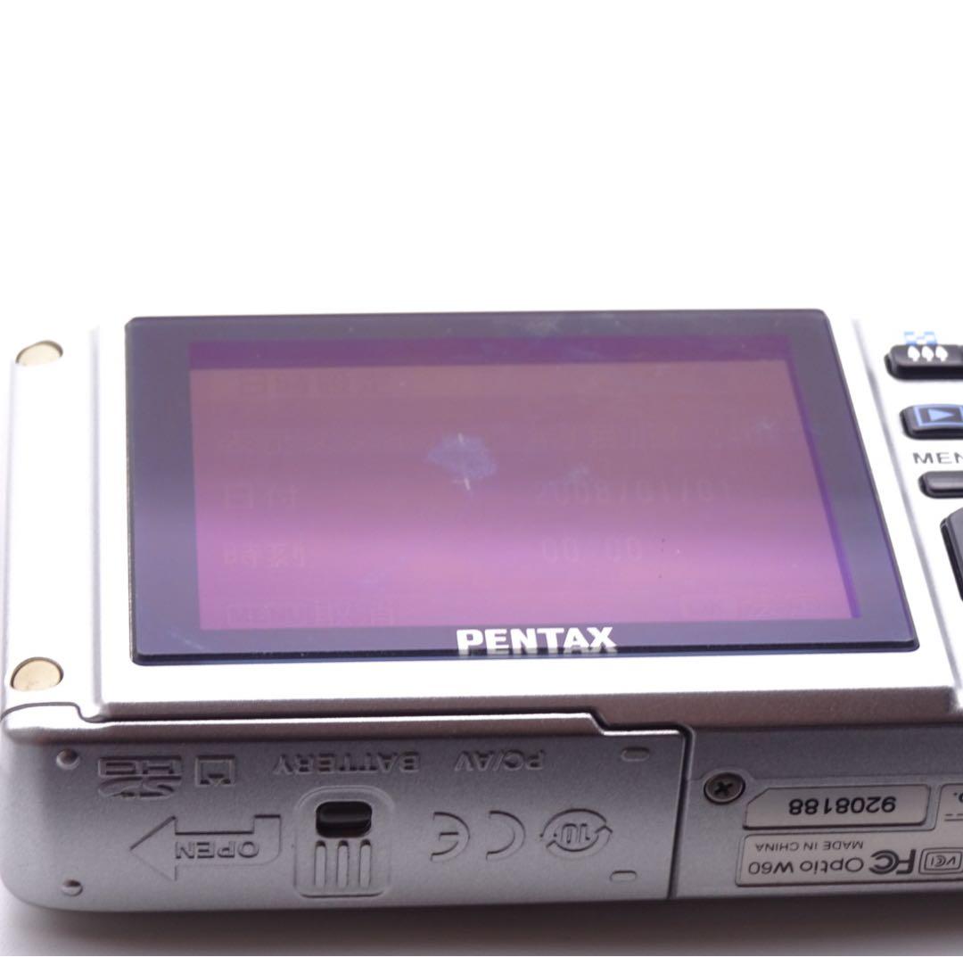 【動作確認済】 PENTAX Optio W60 オールドコンデジ
