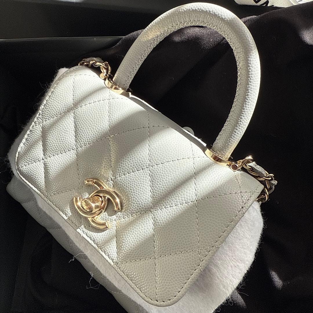 M*y様 新品未使用　CHANEL ココハンドル　14.5 グレー　限定　本日限