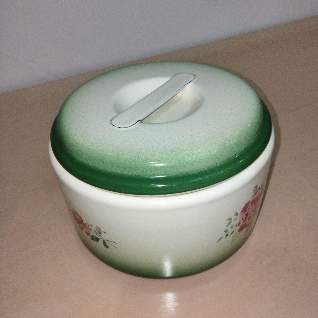 イマン イヴ　ホーロー丸缶，四角缶２点セット