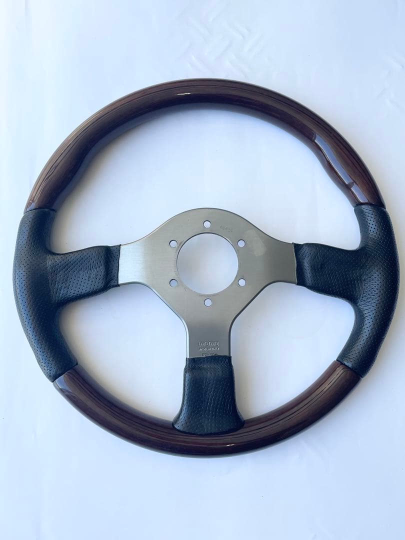 【廃盤モデル】希少　MOMO ステアリング　ファイター　ウッドレザーコンビ　モモ