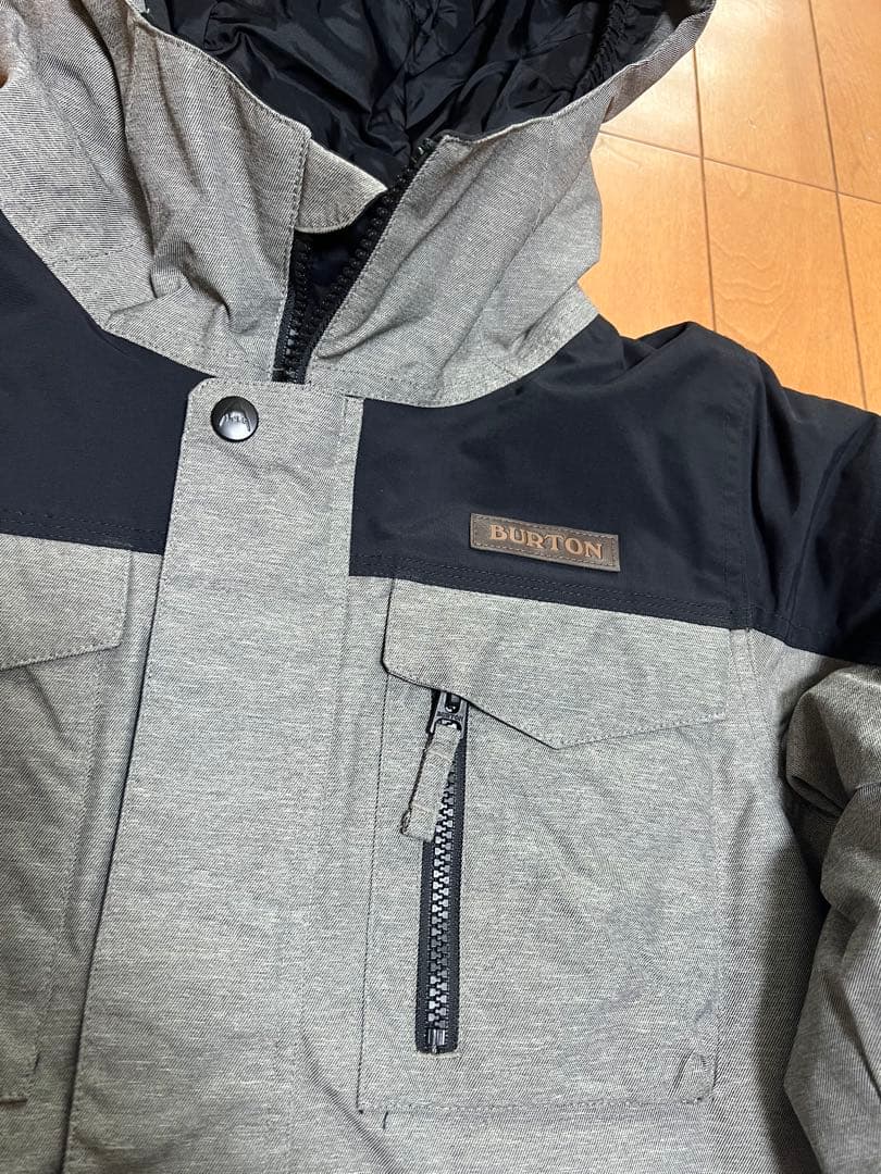 【超美品】BURTONブラック×グレーセットアップM