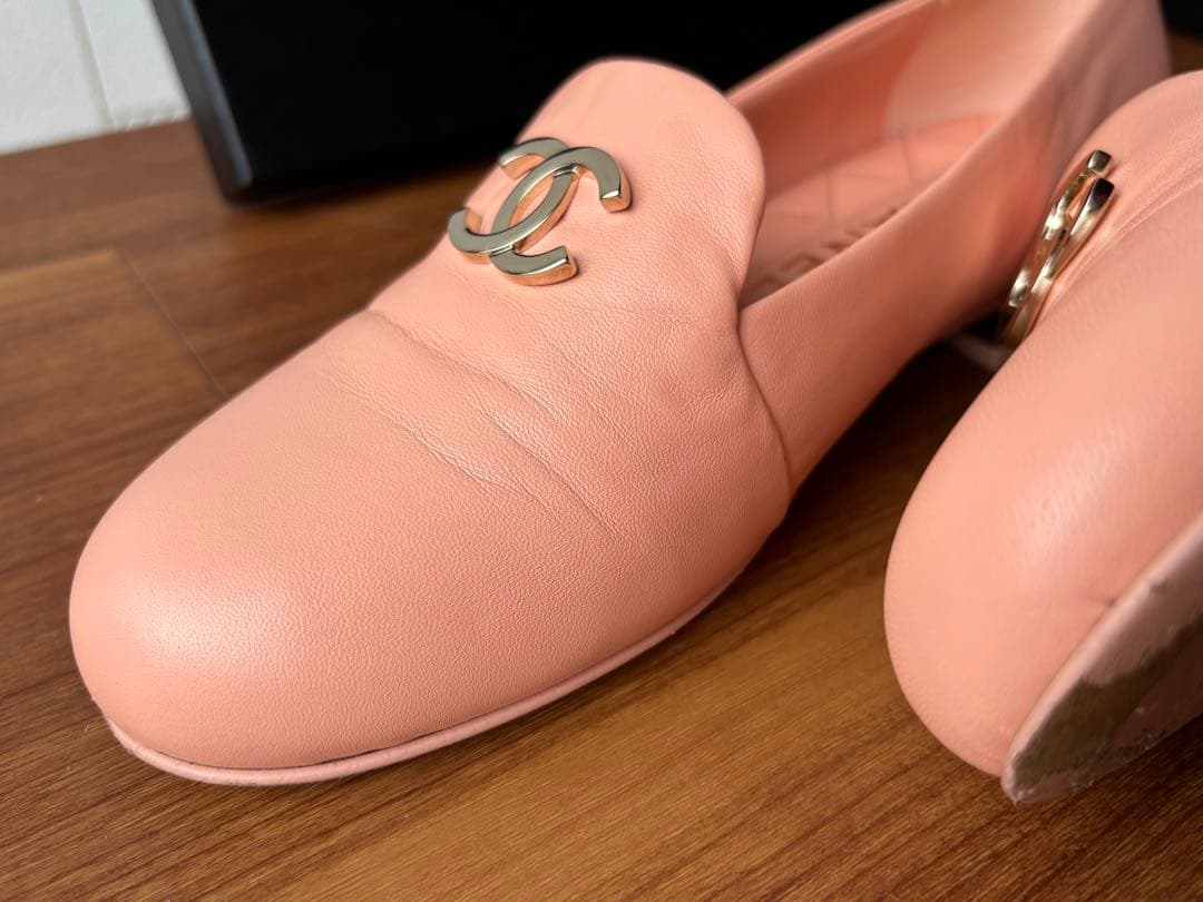 CHANEL ローファー サイズ36 ピンクとベージュ　2足セット