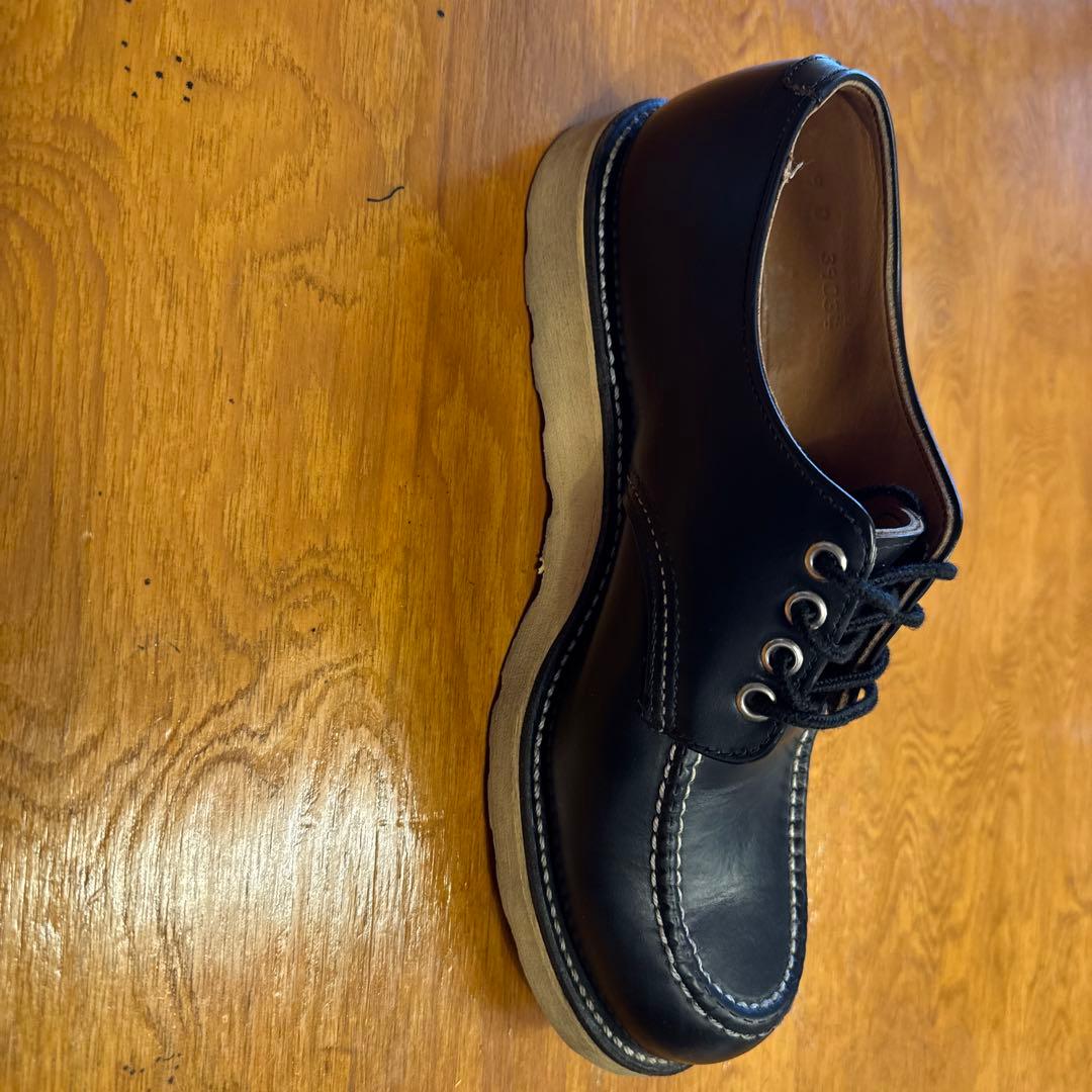 RED WING 黒 オックスフォード ローカット 9D